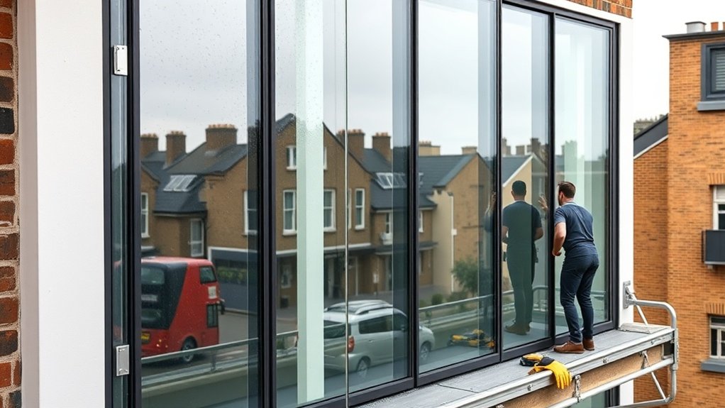 Polycarbonate to Glass Conversion Holland Park